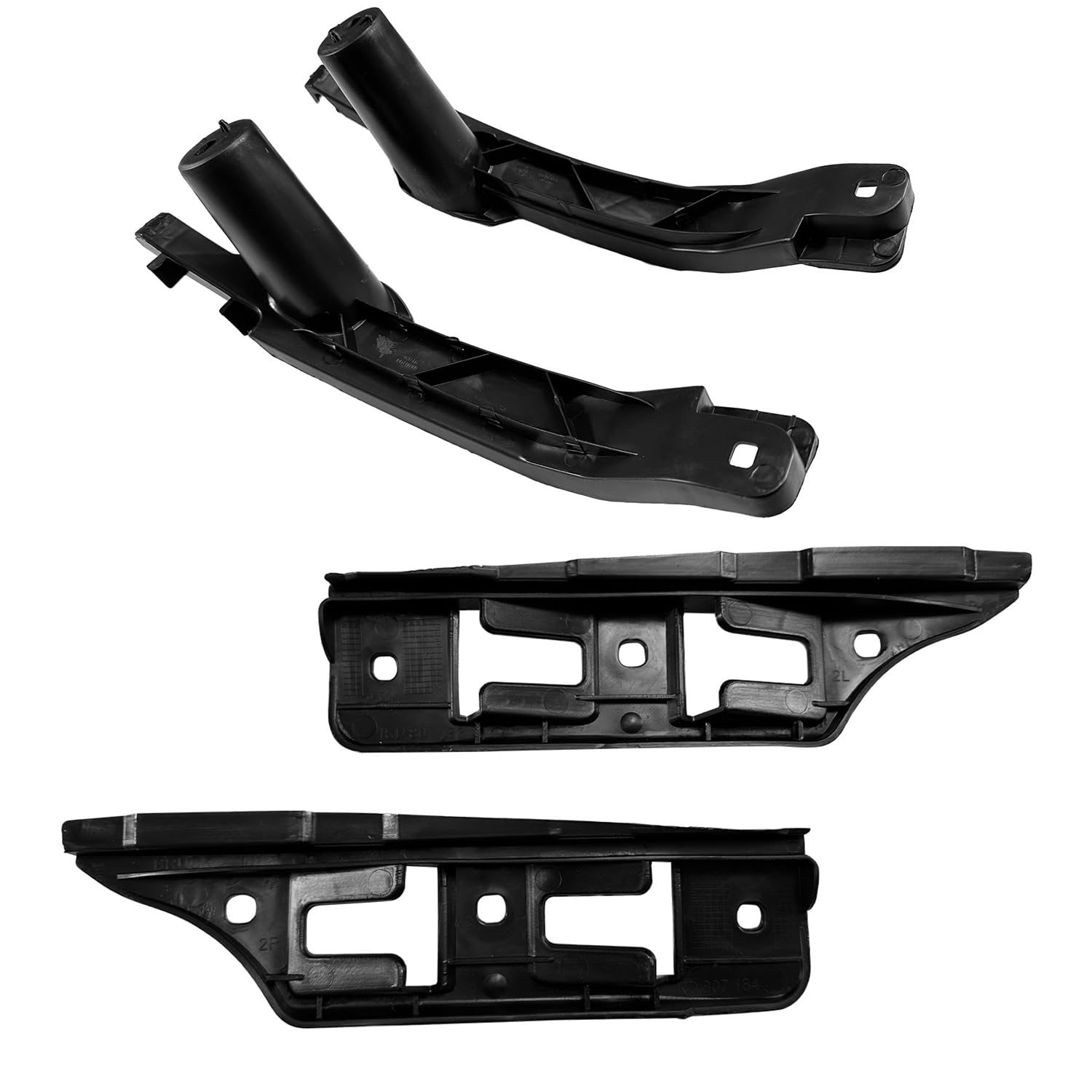iiLentes Front Driver Passenger Side Bumper Bracket and Bumper Cover Support For 2005-2010 Volkswagen Jetta 2006-2009 GTI Generation 5 VW1066110