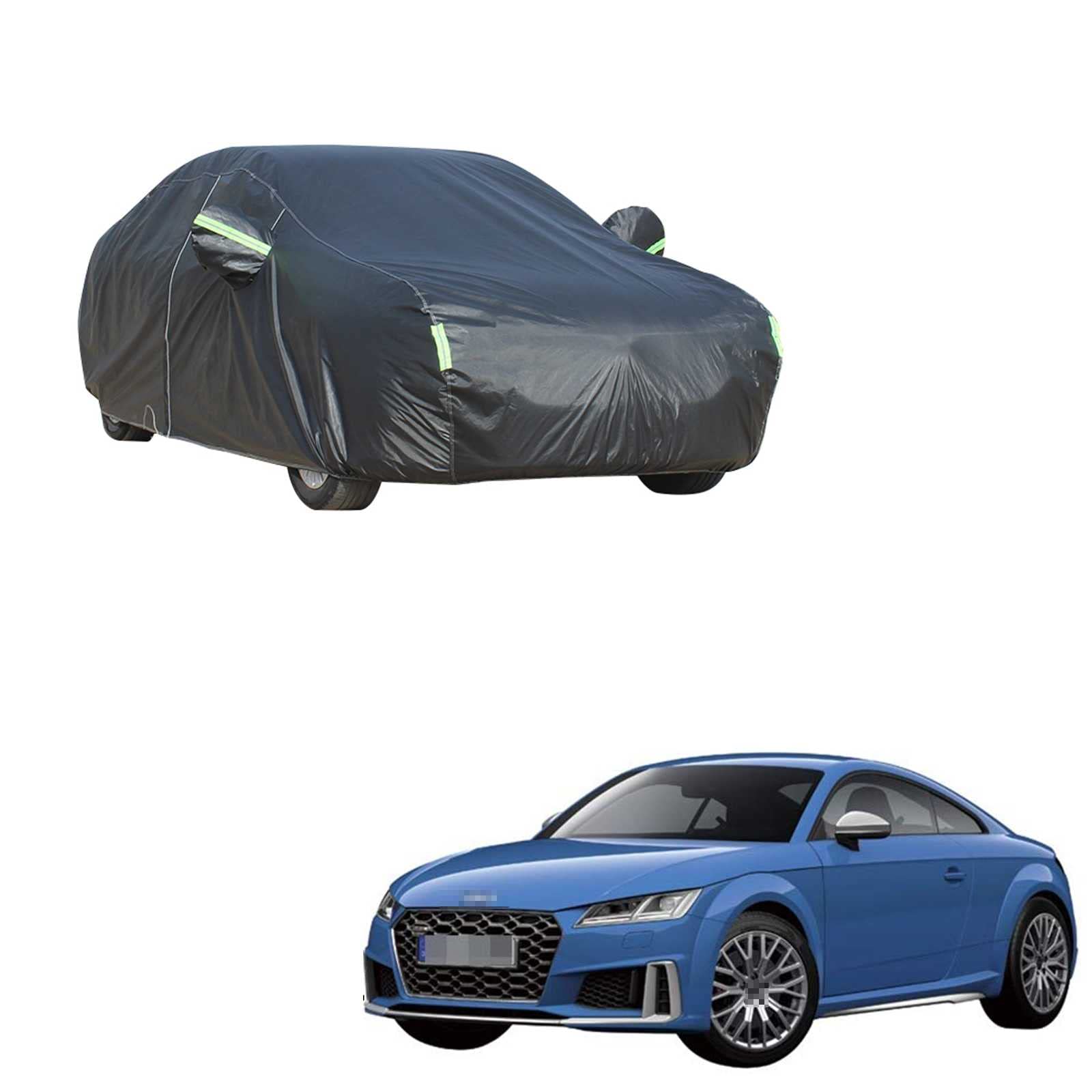 車カバー ボディーカバー アウディTTS クーペ ABA-FVCJXF 2015年8月~2019年6月 専用カーカバー全天候型保護 凍結防止カバー防水  防塵 防輻射紫外線 スクラッチ耐性 ​(収納袋付)