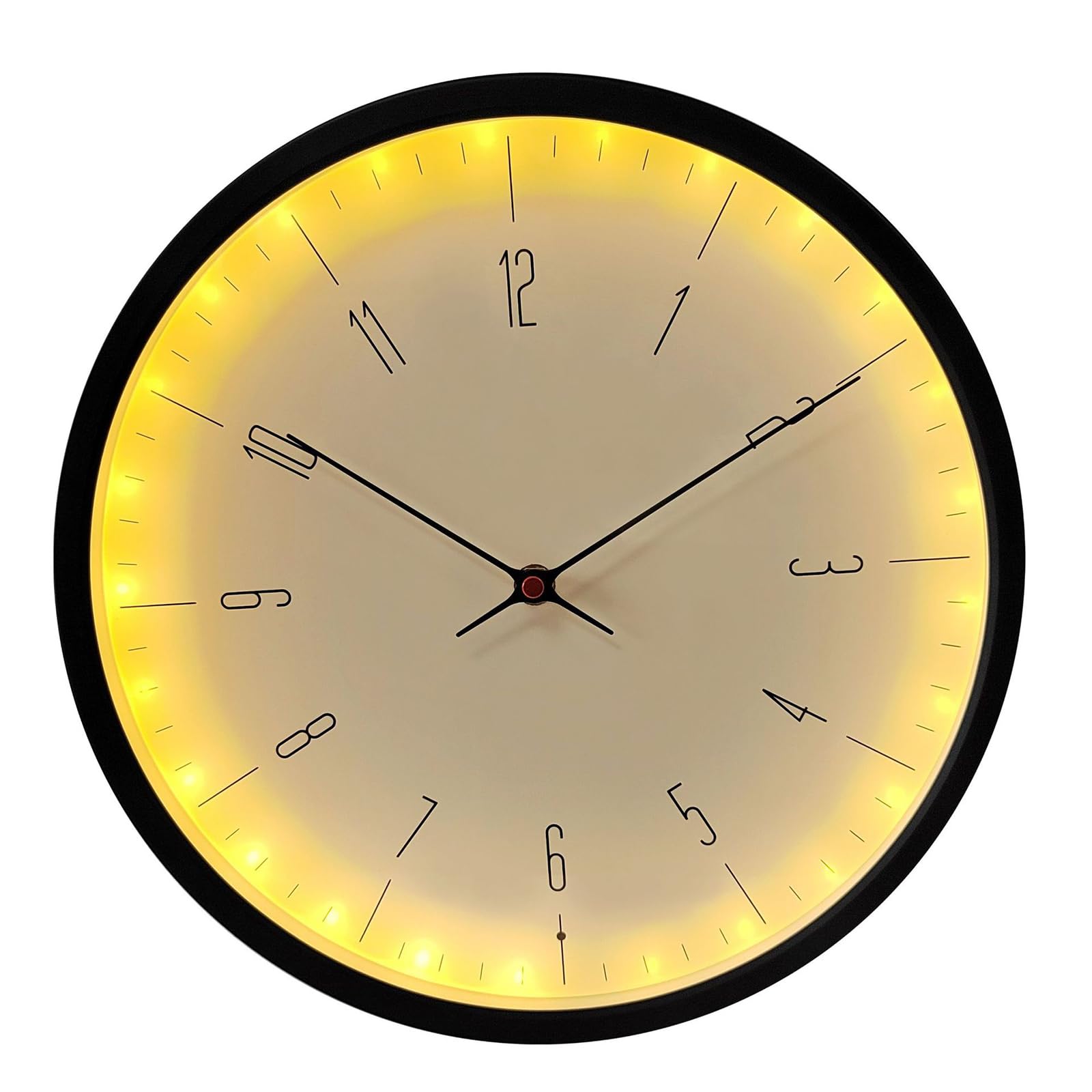 Buy Maxspace Wall Clock for Bedroom Glow in The Dark,12in Smart Analog