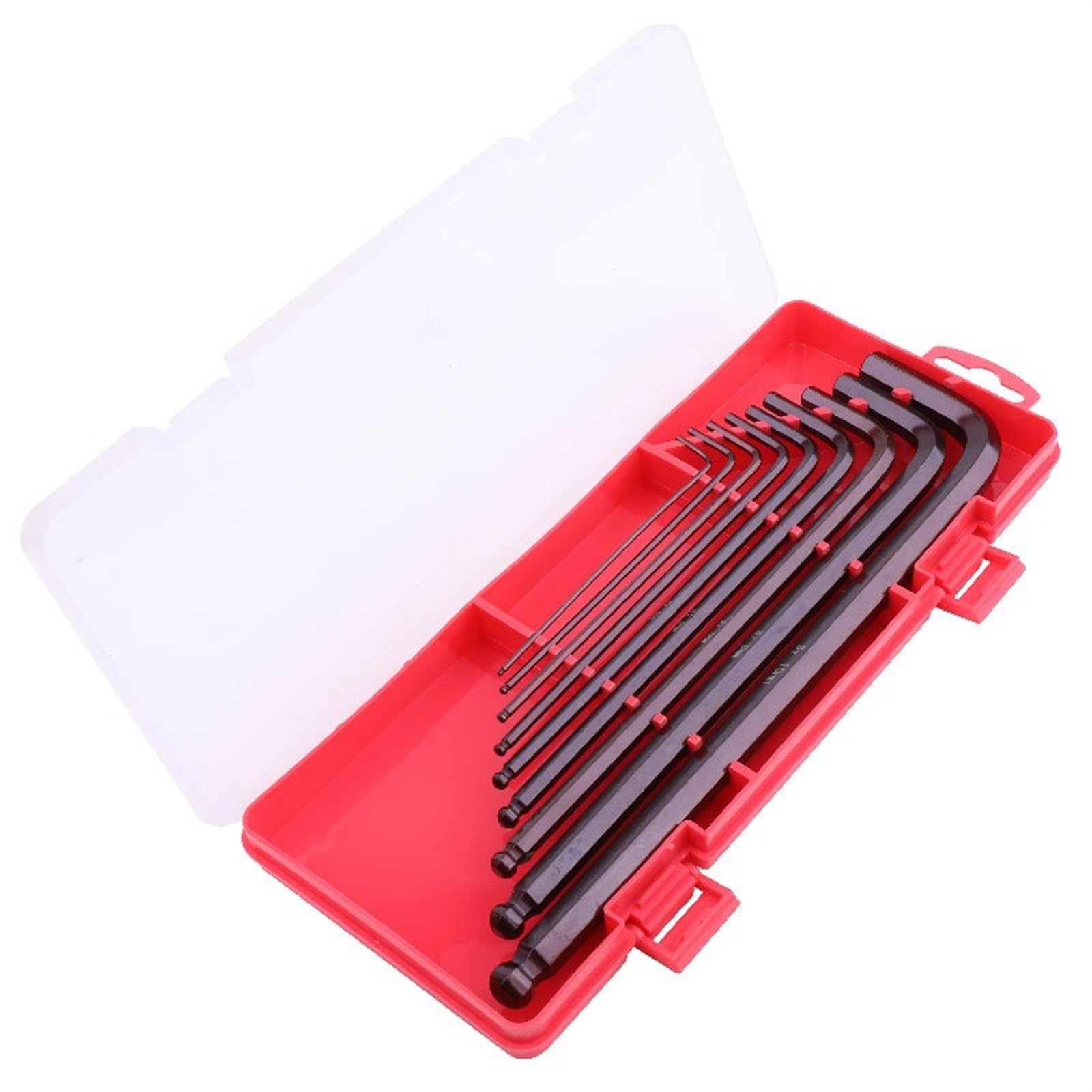 HNULGVI Type Hexagonal Spanner with Flat Head Hexagon Allen Key Wrench Tools Sets L Type Screwdriver Hex Flat Ball Torx Head Spanner(L 9 pcs Hexagon)