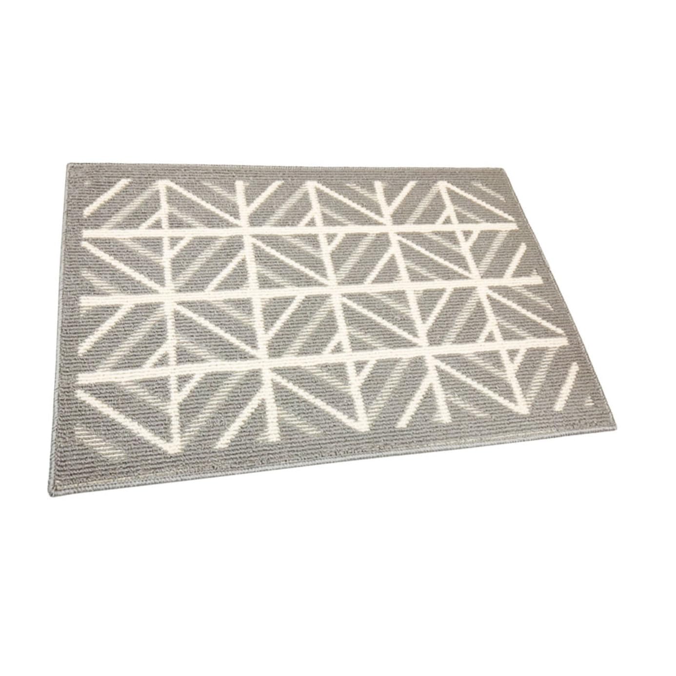 Tapis de porte intérieur antidérapant TOYANDONA gris pour entrée et salle de bain
