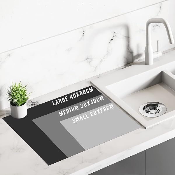 Whats On Your Wall.com Clear Glass Chopping Board | Rectangular, 40L x 30W cm, 0.5 cm Thick | Heat Resistant, Non-Porous, Easy to Clean, Stain Resistant | Teal Gold White - 5