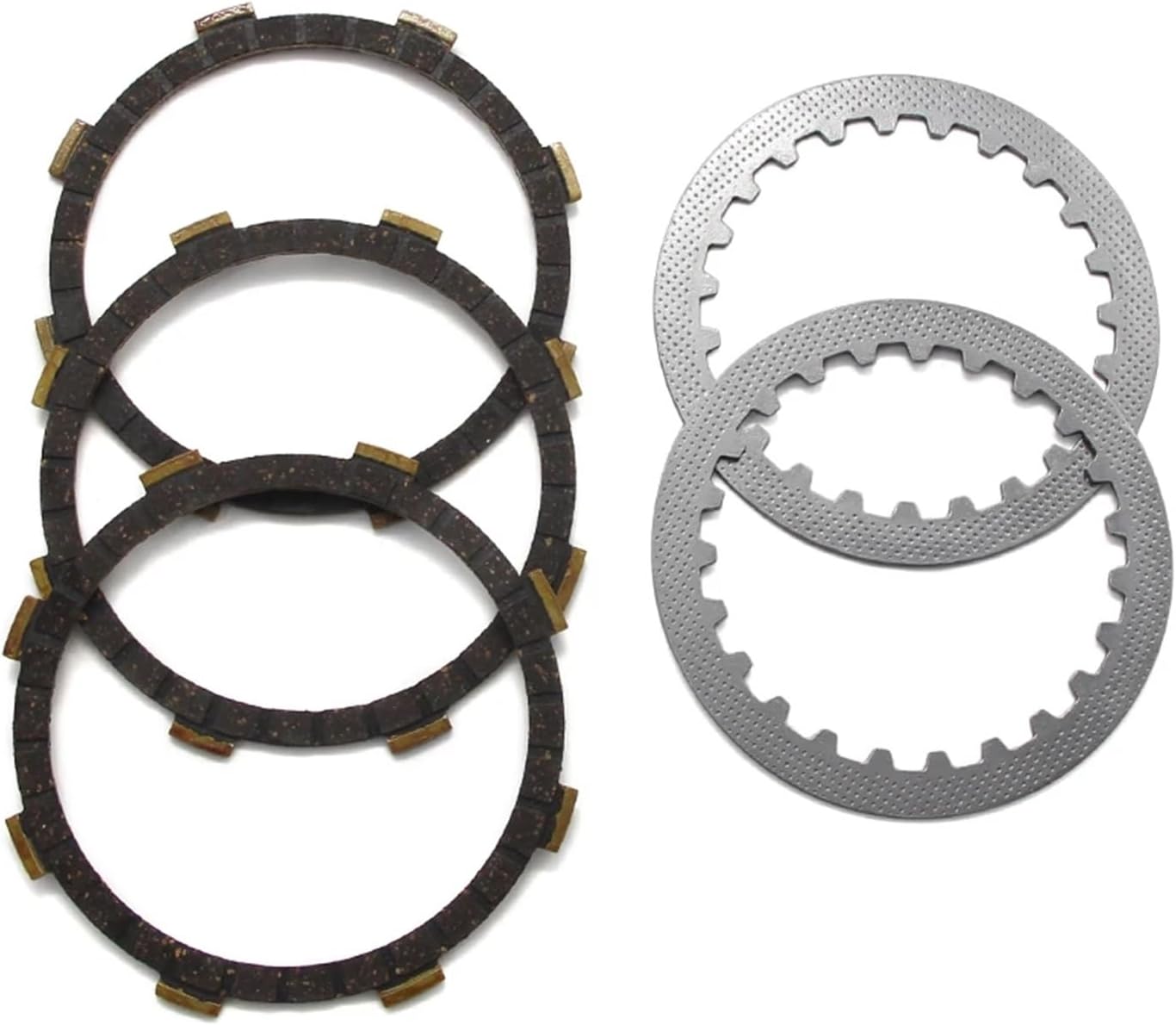 Compatible with Yamaha Motor TZR50R YG5T YG5S YSR80 YSR80A YSR80B YSR80D YZ50H YZ50G DT50LC DT50 Motorcycle Clutch Friction Disc Plate Kit