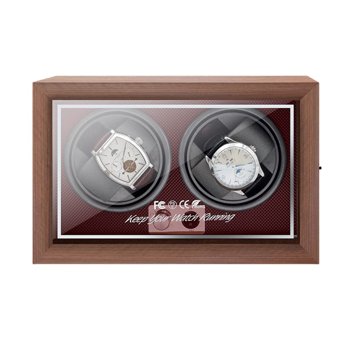 CGCSYZ Automatic Watch Winder With Quite Motor 4 Rotation Modes USB Charging Wooden Watch Winder Box Fit Lady And Man Watches