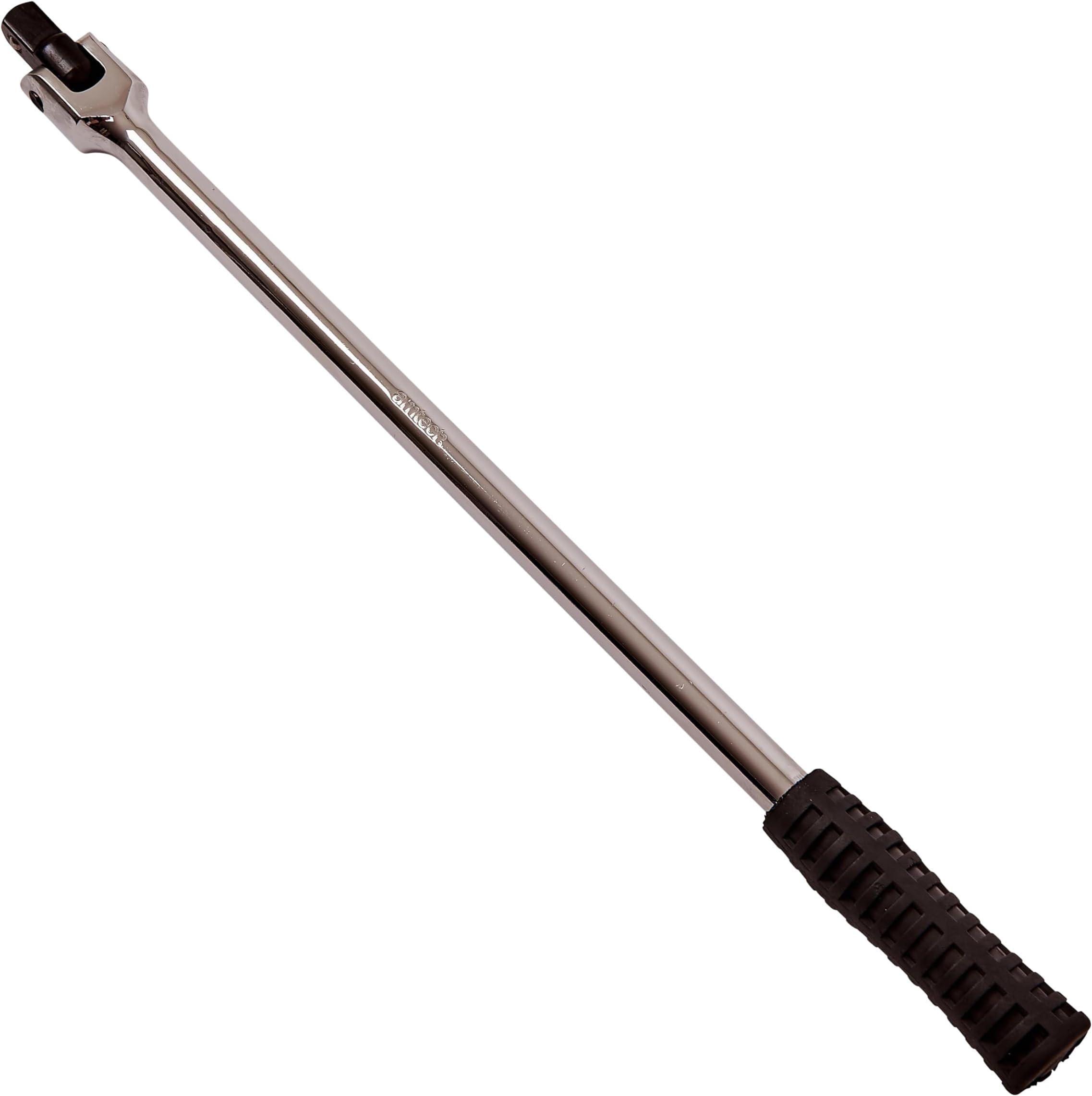 Amtech - 18” x 1/2” Breaker Bar, Corrosion-Resistant Chrome Vanadium, Ideal for Loosening or Tightening Bolts and General DIY Projects, Comfortable Rubber Handle for Reduced Hand Fatigue