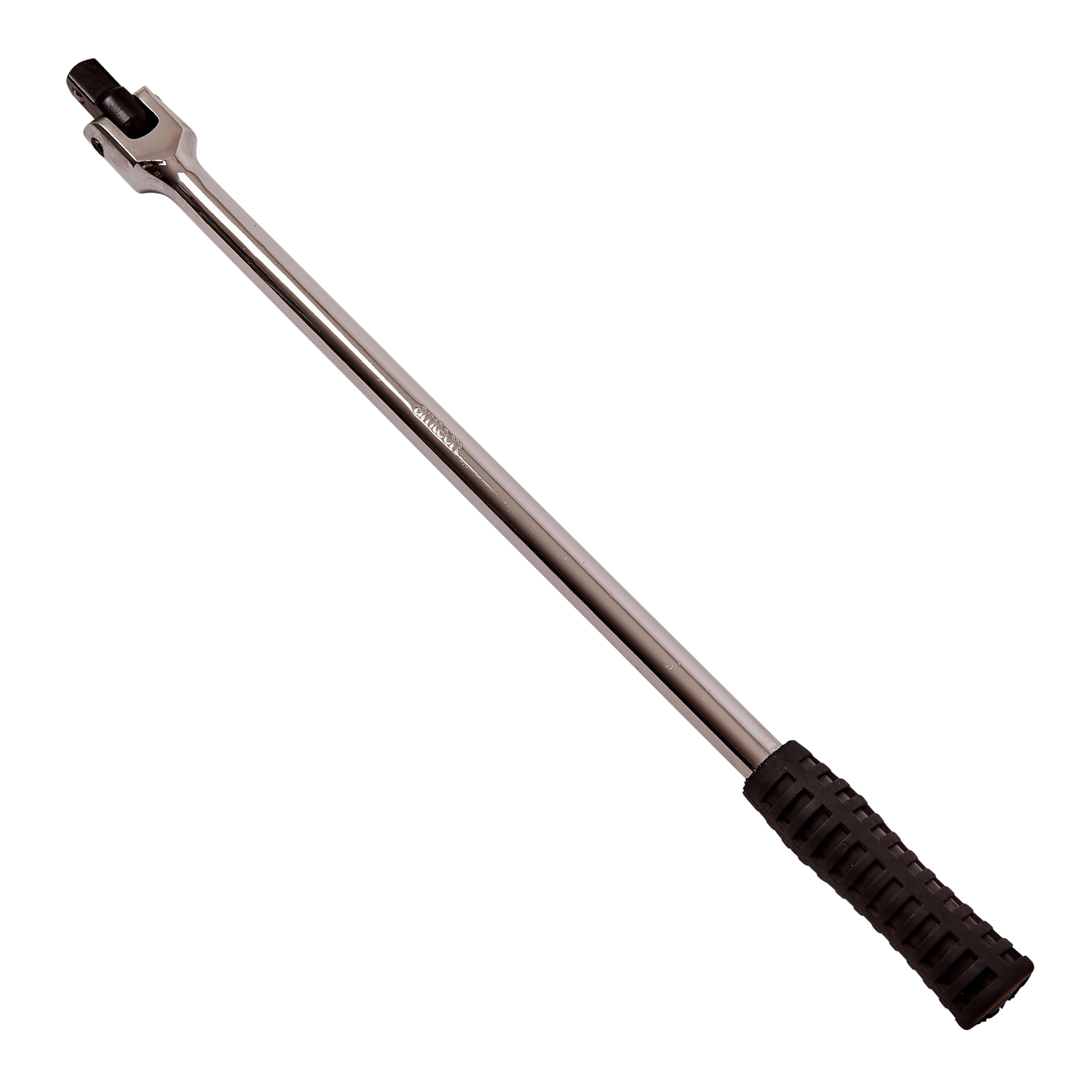 Amtech - 18” x 1/2” Breaker Bar, Corrosion-Resistant Chrome Vanadium, Ideal for Loosening or Tightening Bolts and General DIY Projects, Comfortable Rubber Handle for Reduced Hand Fatigue