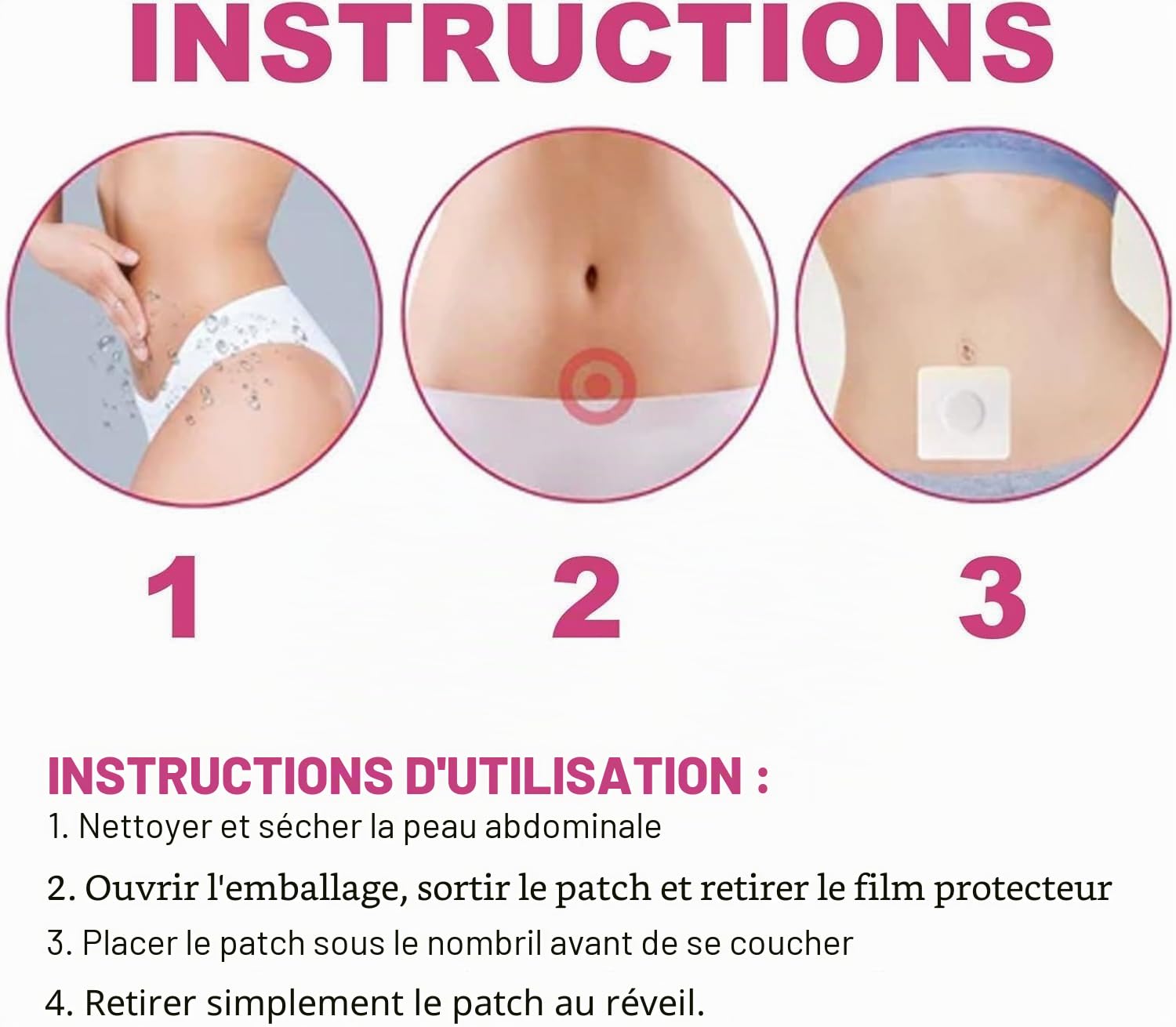 Patch de soutien de la vessie, patchs de fuite d'urine pour femmes, patch de santé de la vessie, patchs de contrôle de la vessie, pour hommes et femmes (18 PCS)