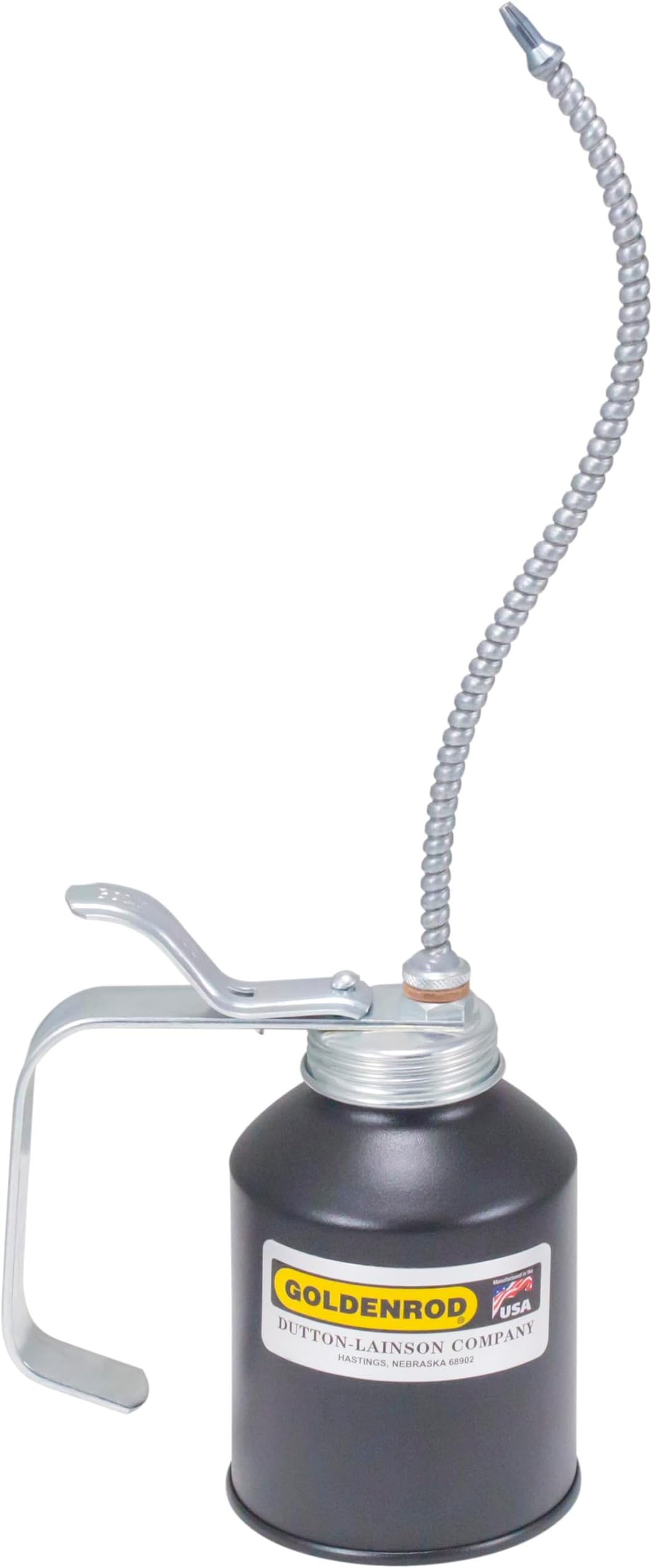 GOLDENROD (707) Industrial Pump Oiler with Flex Spout - 12 oz. Capacity