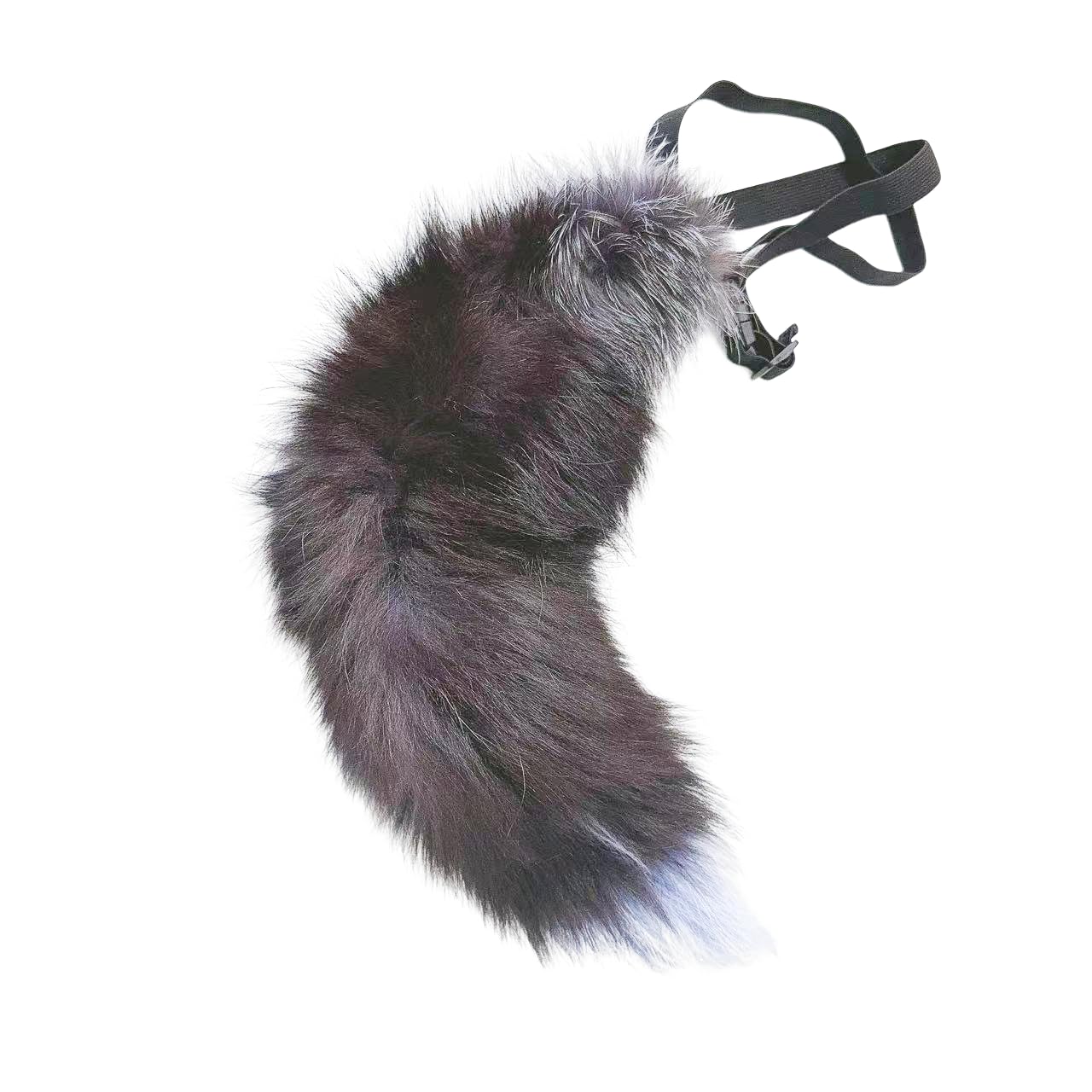 Ekwikzz Wolf Ears Tail Set Fox Wolf Headbands Clips Fluffy Cosplay Costumes, Gothic Punk Accessories for Halloween