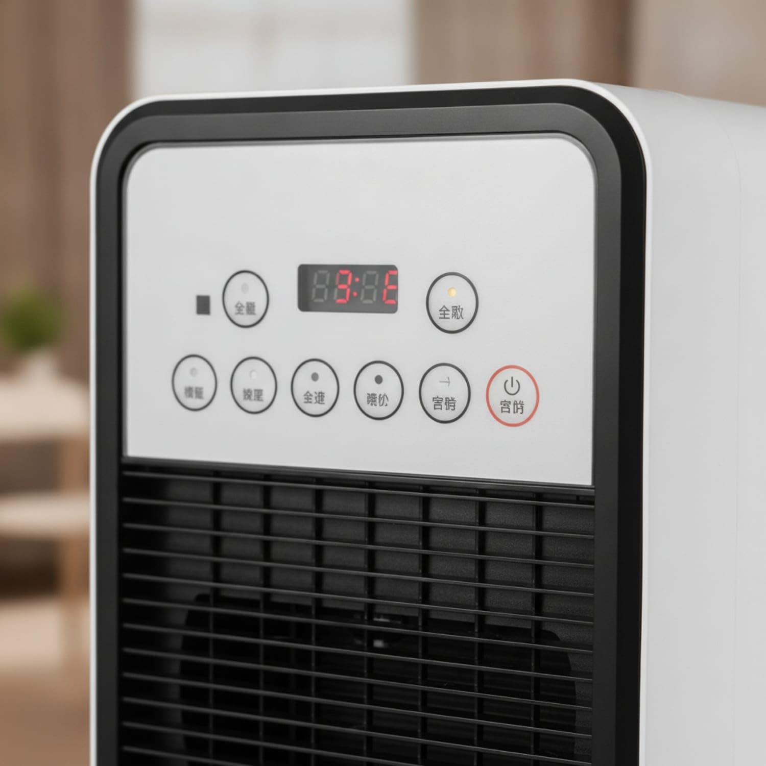 Floor-Standing Evaporative Air Cooler Space-Saving Unit Fan with Water Tank Compact Swamp Cooler Portable for Bedroom, Living Room, Home Office, Apartment, Hot and Cold-image-31