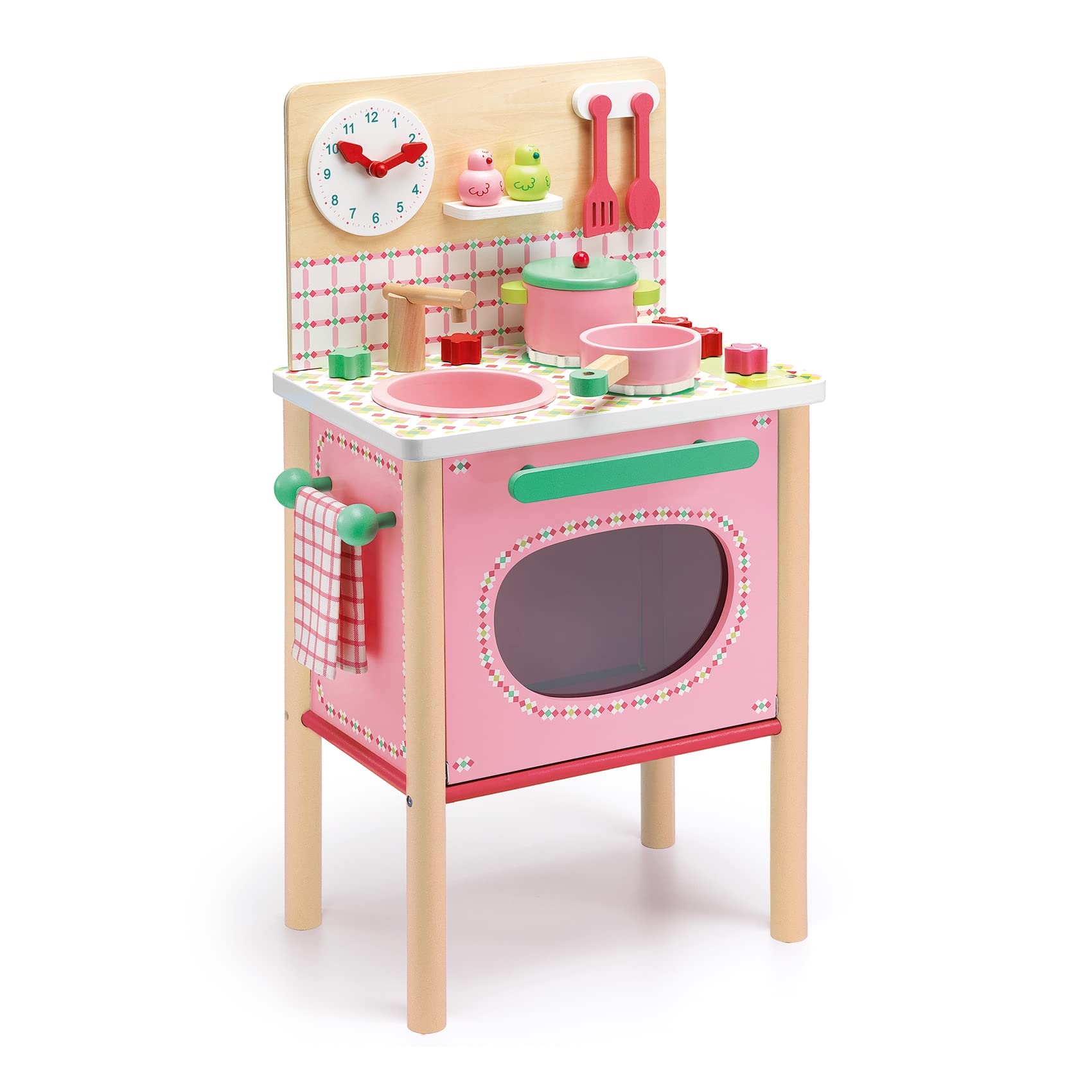 Amazon | キッチン 木製 おままごと おもちゃ ままごとキッチン 