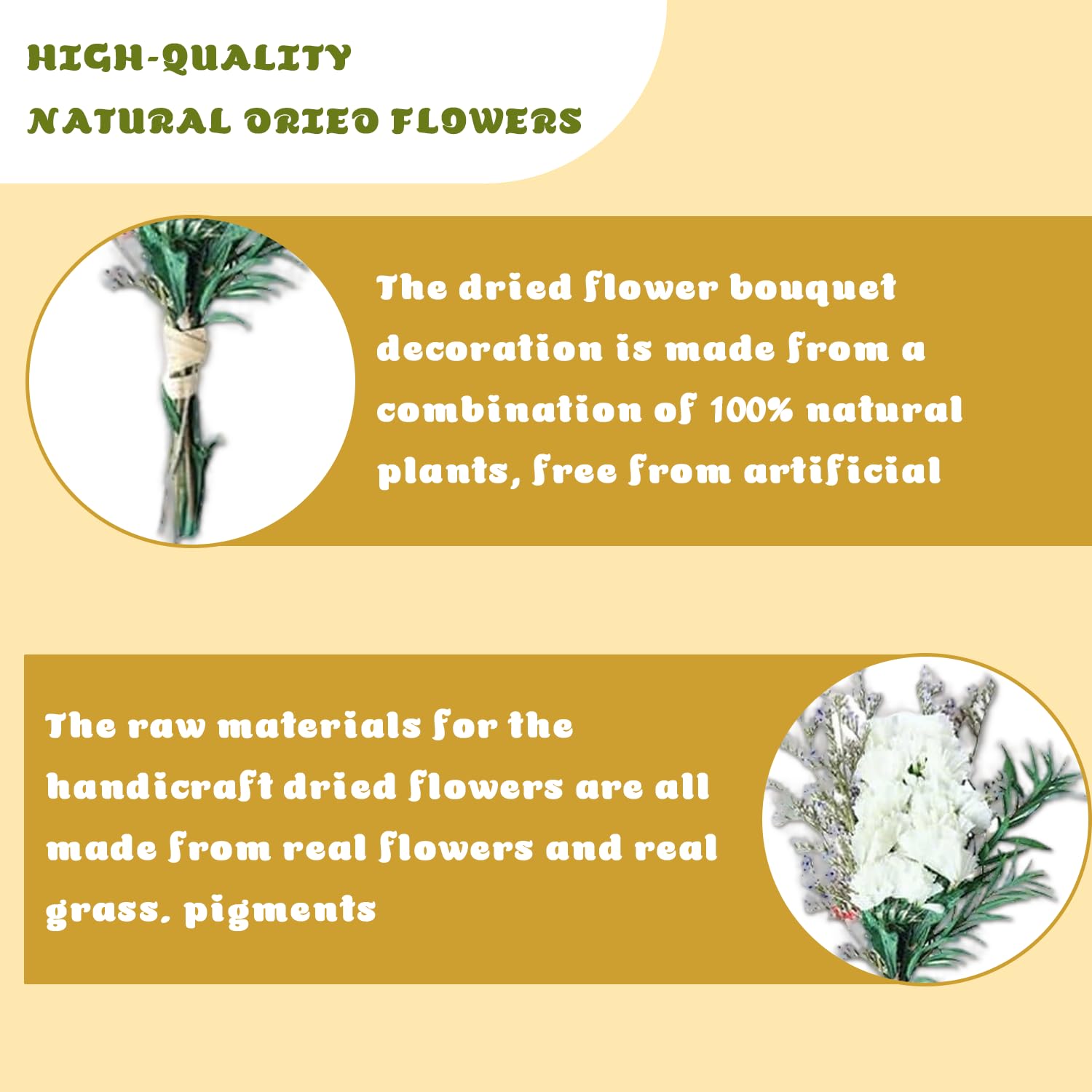 10 Piezas Ramos Pequeños de Flores Secas,Ramo Mini Natural de Flores Secas,para Decorar Scrapbooks, Bullet Journals, Álbumes de Fotos, Sobres de Regalo y Cajas de Regalo