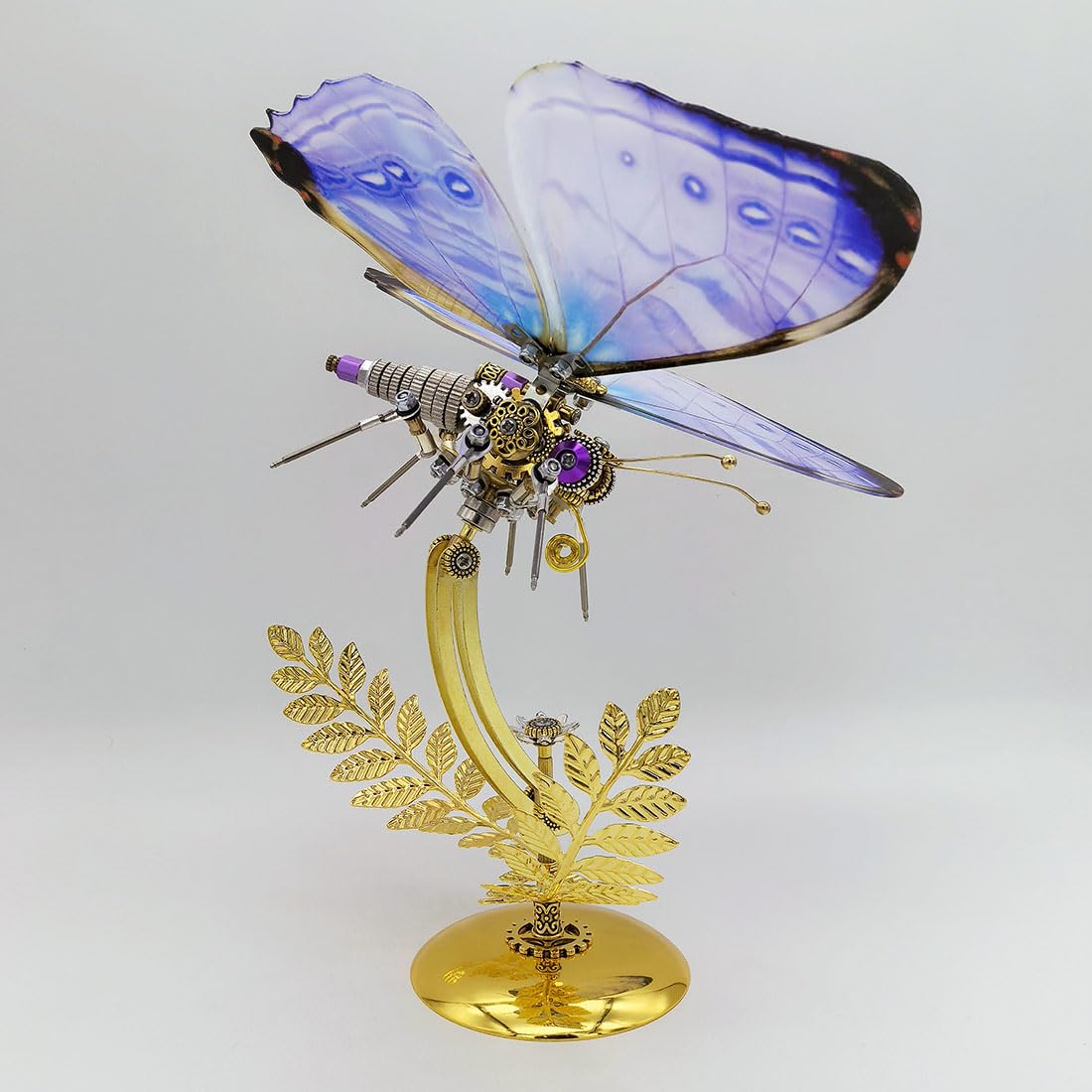 Puzzle 3D in metallo a forma di farfalla, 150+ pezzi, modello meccanico Steampunk, fai da te, da collezione, decorazione da scrivania, per adulti e hobbisti