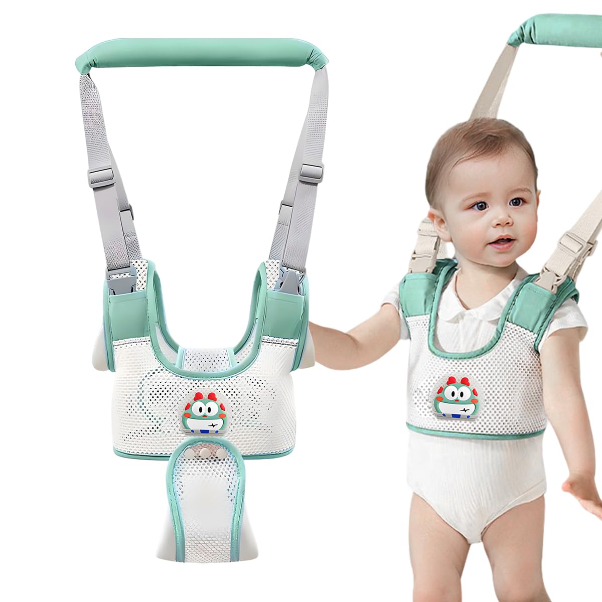 SNOWIE SOFT® Baby Walking Supporter Harness for 8-24 Month Baby, Adjustable Safety Body Harness with Removable Crotch Stra