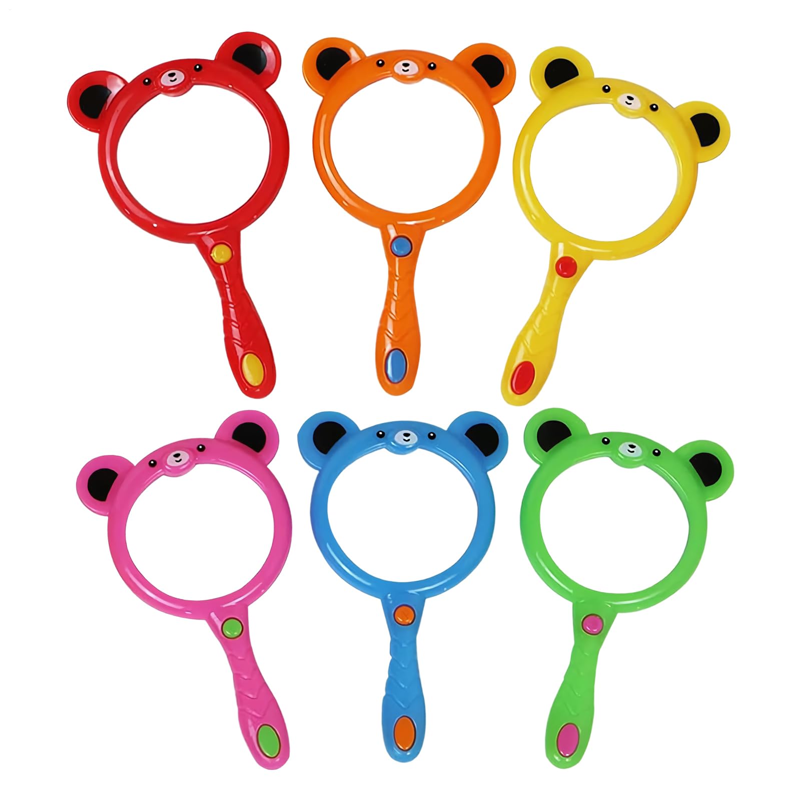 Kids Magnifying Glass 6-Pieces Magnifier Tool