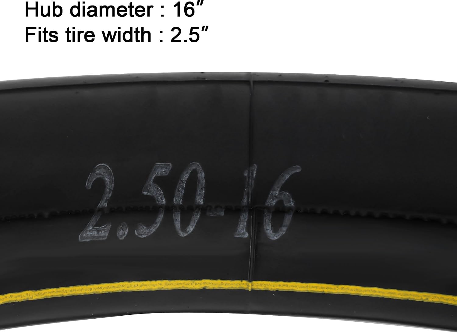 (2-Pack) 2.25/2.50-16" Inner Tube Replacement for XR 75 80 CRF 80F Dirt Bike ATV Off Road Motorcycle, Straight Valve Stem