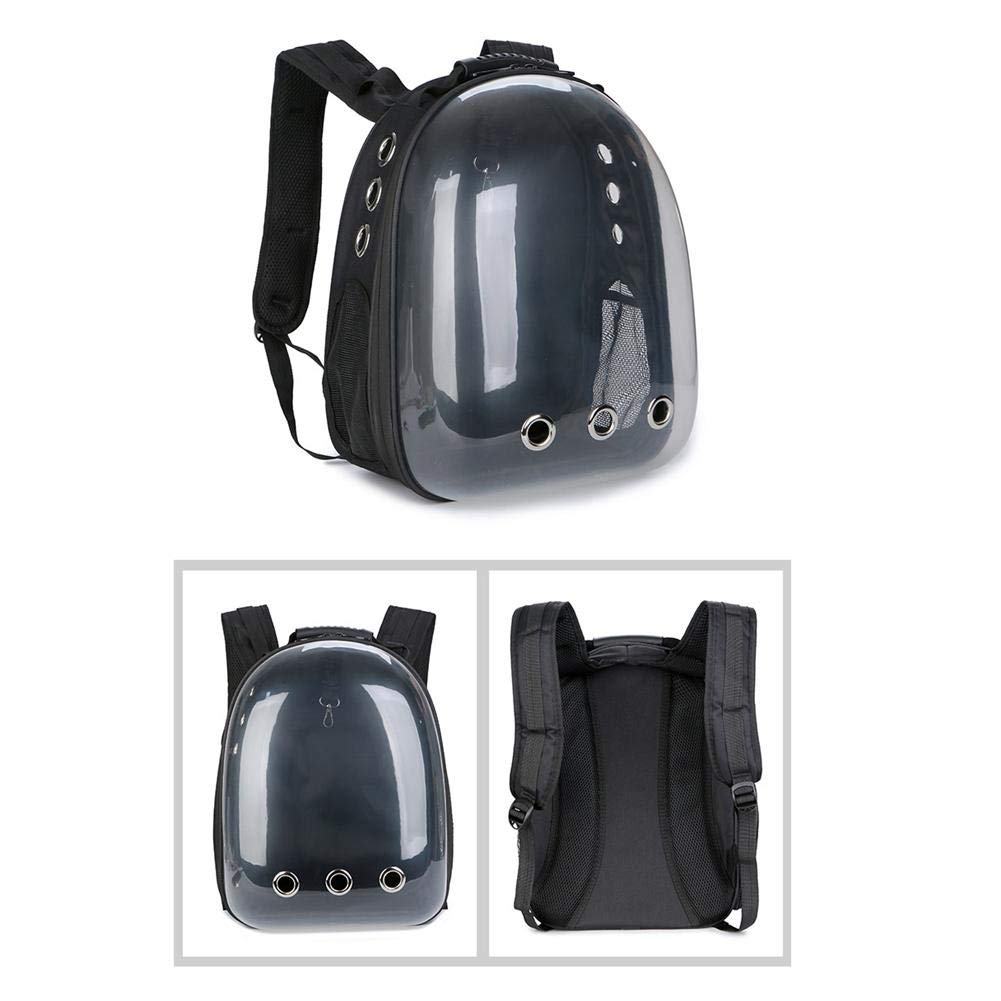 Goodevening Zaino per Cani di Gatto, Zaino Portatile per Cani di Gatti Animali Trasportino Traspirante Trasparente per Borsa da Viaggio da Campeggio