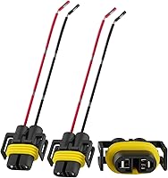 Vista 14 de iBrightstar Nylon 9005 9006 9012 9145 H10 Adaptador Hembra Arnés de Cableado Conectores Alambre para Faros Luces Antiniebla