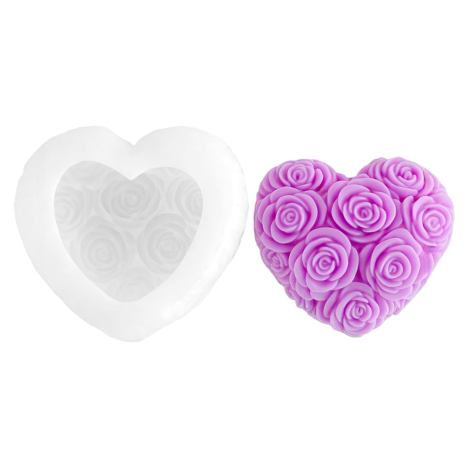 NEWFT Professional Rose Making Flexible Demolding Designs for Craft and Enthusiasts Silicone Rose