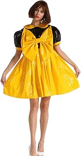 Disfraz de Zofen Sissi con cerrojo de PVC, color amarillo amarillo M