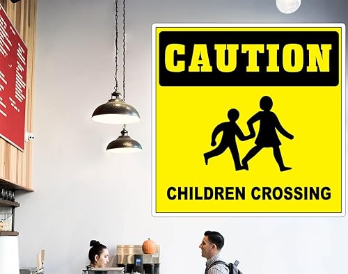 Miniatura 5 de Calcomanías personalizadas para camiones de comida con precaución para niños que cruzan restaurantes y concesiones de alimentos, letrero de