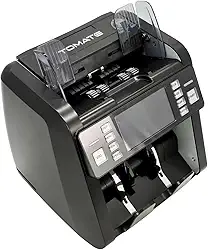 Máquina Contar Dinheiro e Cédulas Detecção de Falsificação com Tela Touch 4,5" USB