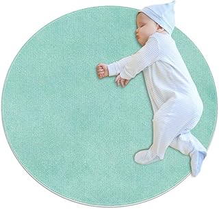 TIZORAX Tappeto a pelo lungo per soggiorno, camera da letto, cameretta dei bambini, tappeto rotondo da 3 m