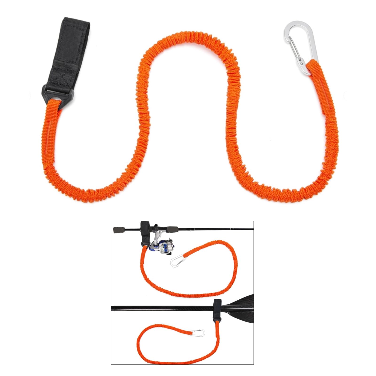 Moynagh Elastic Kayaks Paddles Leashes Canoes Rope Kayaks Strapping Paddles Rope Prevents Lost Paddles Lanyard Easy Use