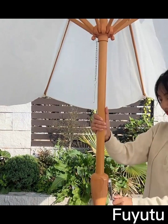 Amazon.co.jp: Fuyutu パラソル 大型 直径270cm ダブルトップ 風に強い