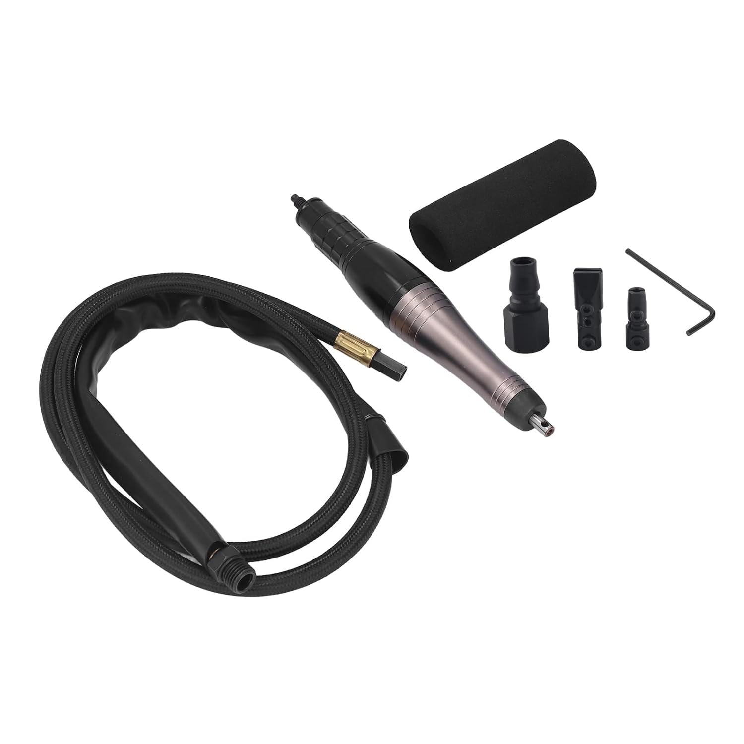 Ketsicart Air Pencil Grinder, 0.12in 32000rpm Mini Air Angle Die