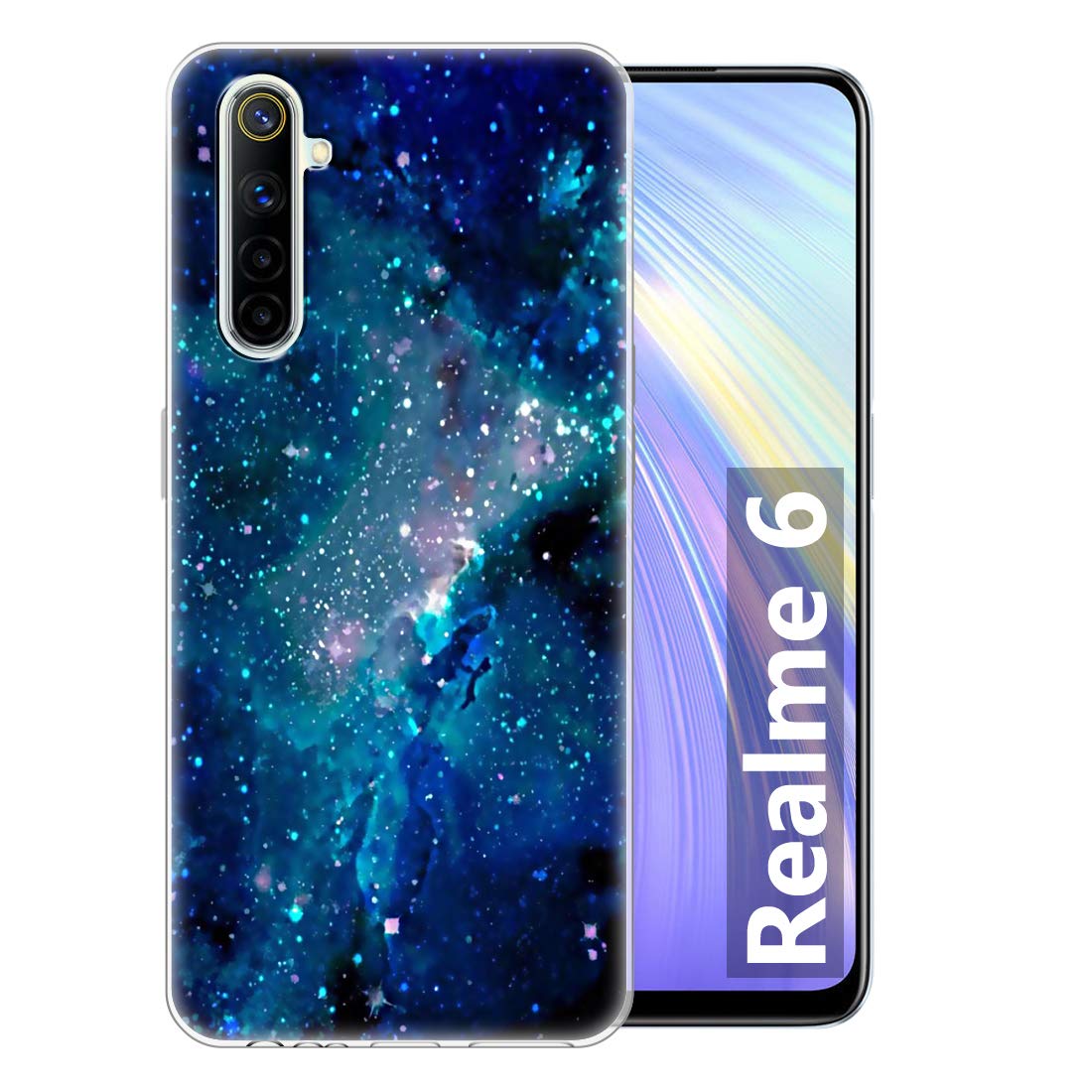 Fashionury Silicone Soft Designer Printed Back Cover for Realme 6/ Realme 6I -P029 - Multi-Coloured (B0876W789F) Amazon Price History, Amazon Price Tracker