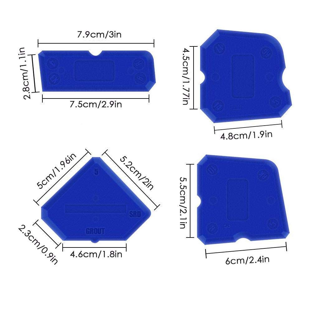 Siliconenlijmkit, 4-delige Houtlijmkit, 2 Borstels, 1 Kam En 1 Dienblad, Uniforme Toepassing, Siliconenlijmapplicatorset Voor Houtbewerking