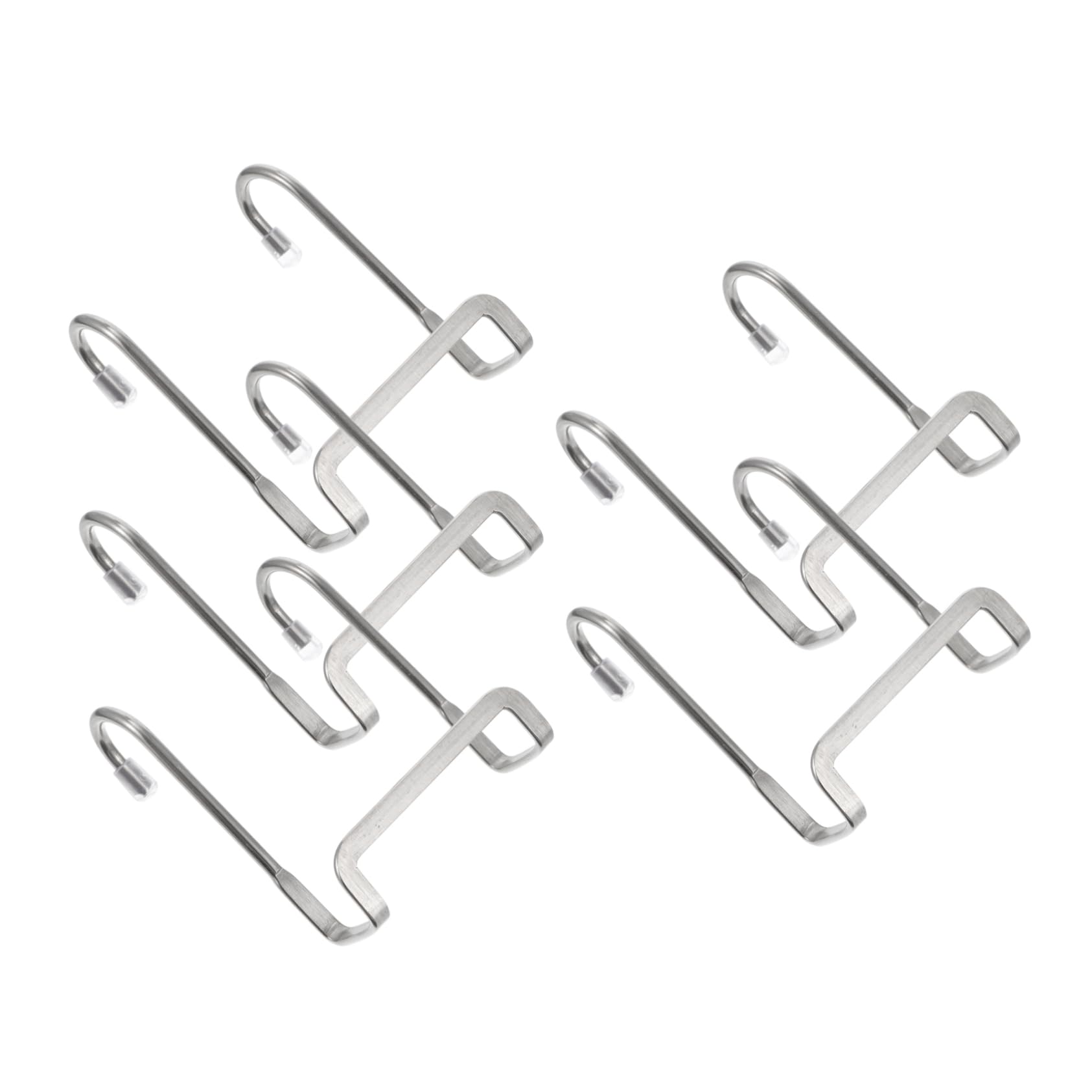 SOLUSTRE 5Pcs Multifunctional Hooks Over The Door Hooks for Bedroom Bathroom Entryway Nail Hangers for Hats Towels and Accessories Color