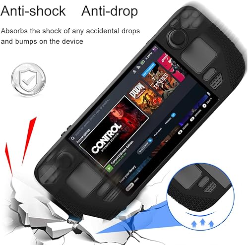 Miniatura 7 de Funda protectora para plataforma de vapor protección completa de silicona de cuerpo completo absorción de golpes y diseño antideslizante y