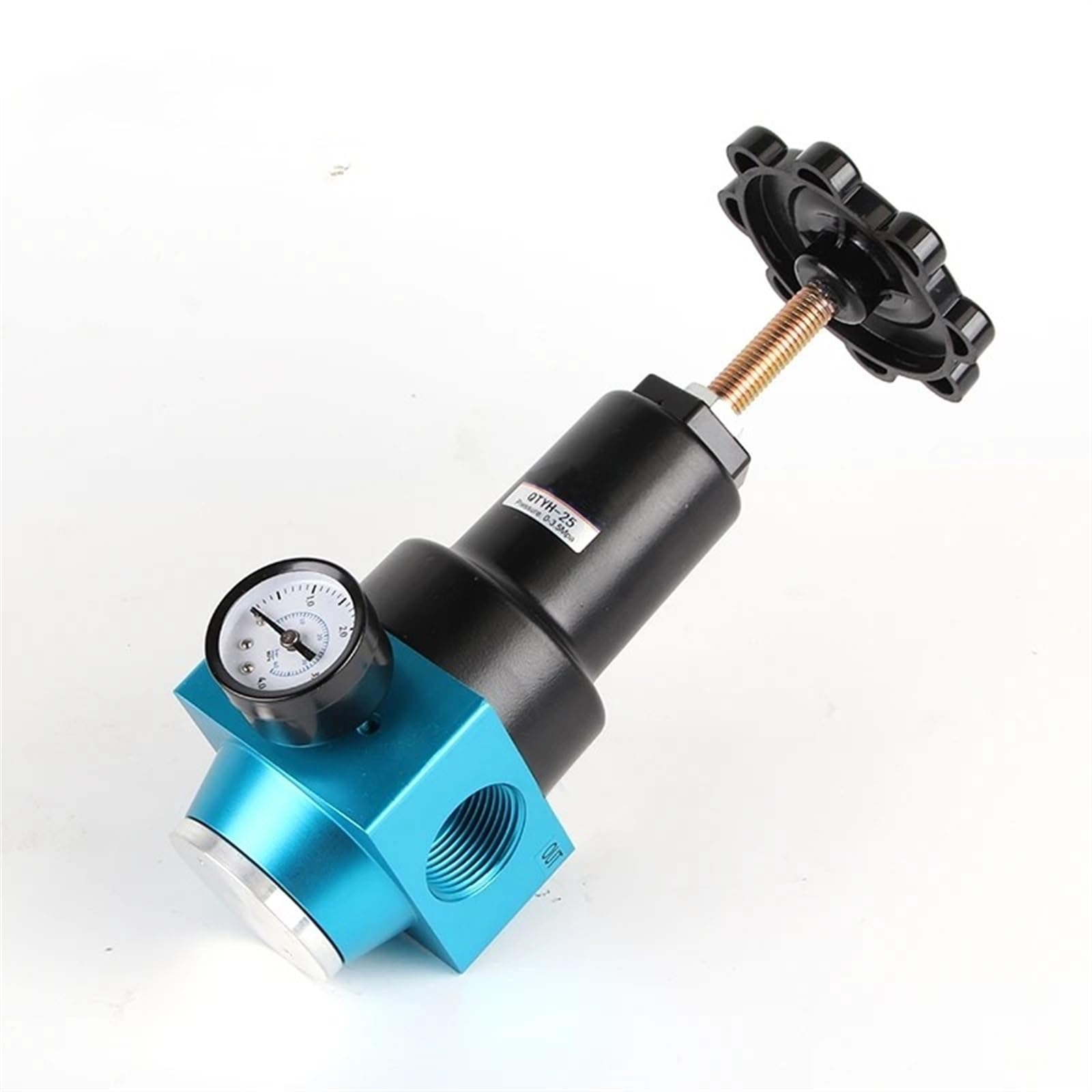 QTYH-8 QTYH-10 QTYH-15 QTYH-25 QTYH-50 1/4 3/8 1/2 2 BSPT przyłącze wlotowe pneumatyczne wysokie ciśnienie 0~40 bar regulator powietrza z manometrem (QTYH-20)