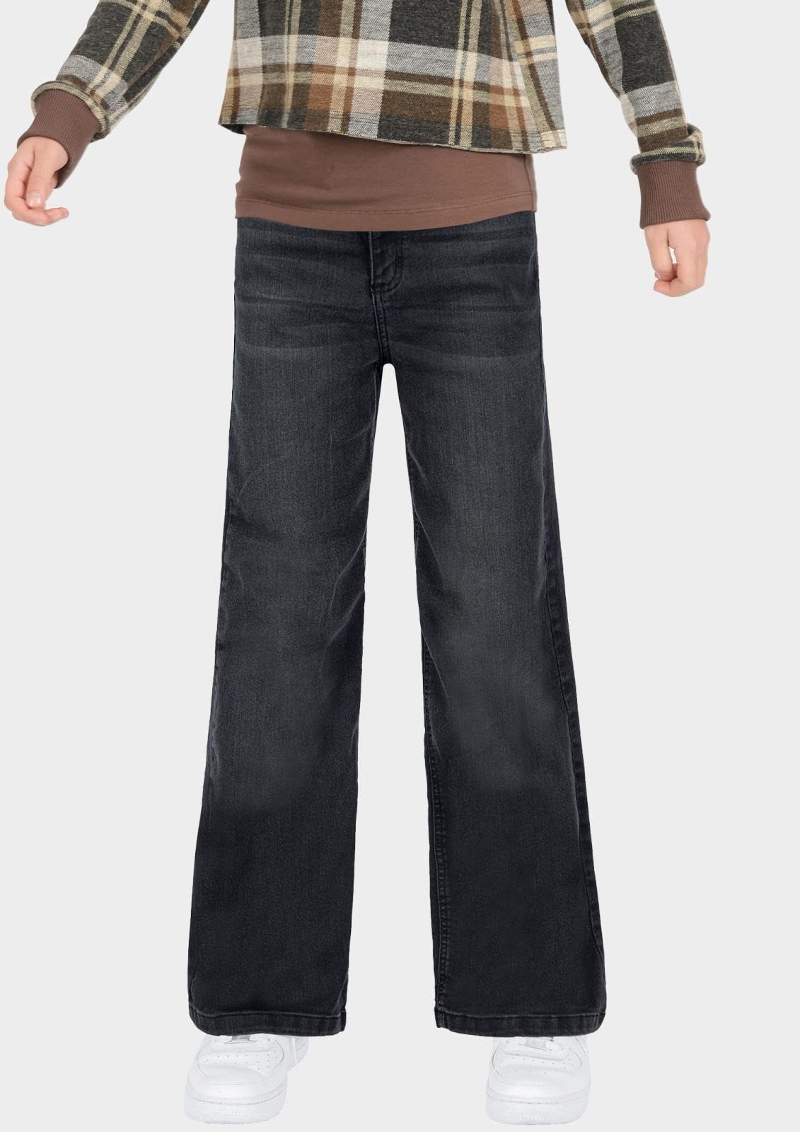 Blue Effect Mädchen Wide Leg Jeans Hose high Waist Slim fit