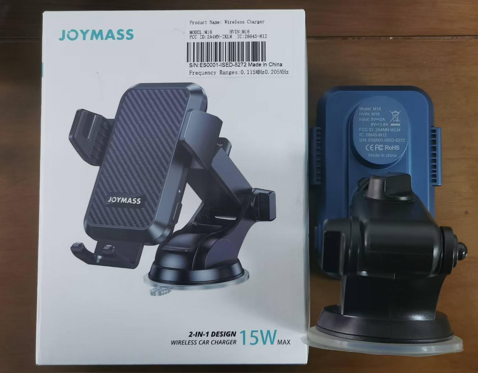 JOYMASS Cargador inalámbrico de coche, soportes de teléfono para tu coche, 15 W, soporte de teléfono de sujeción automática, accesorios de coche para iPhone 16, 15, 14, 13, 12 Mini Pro Max 11, Samsung