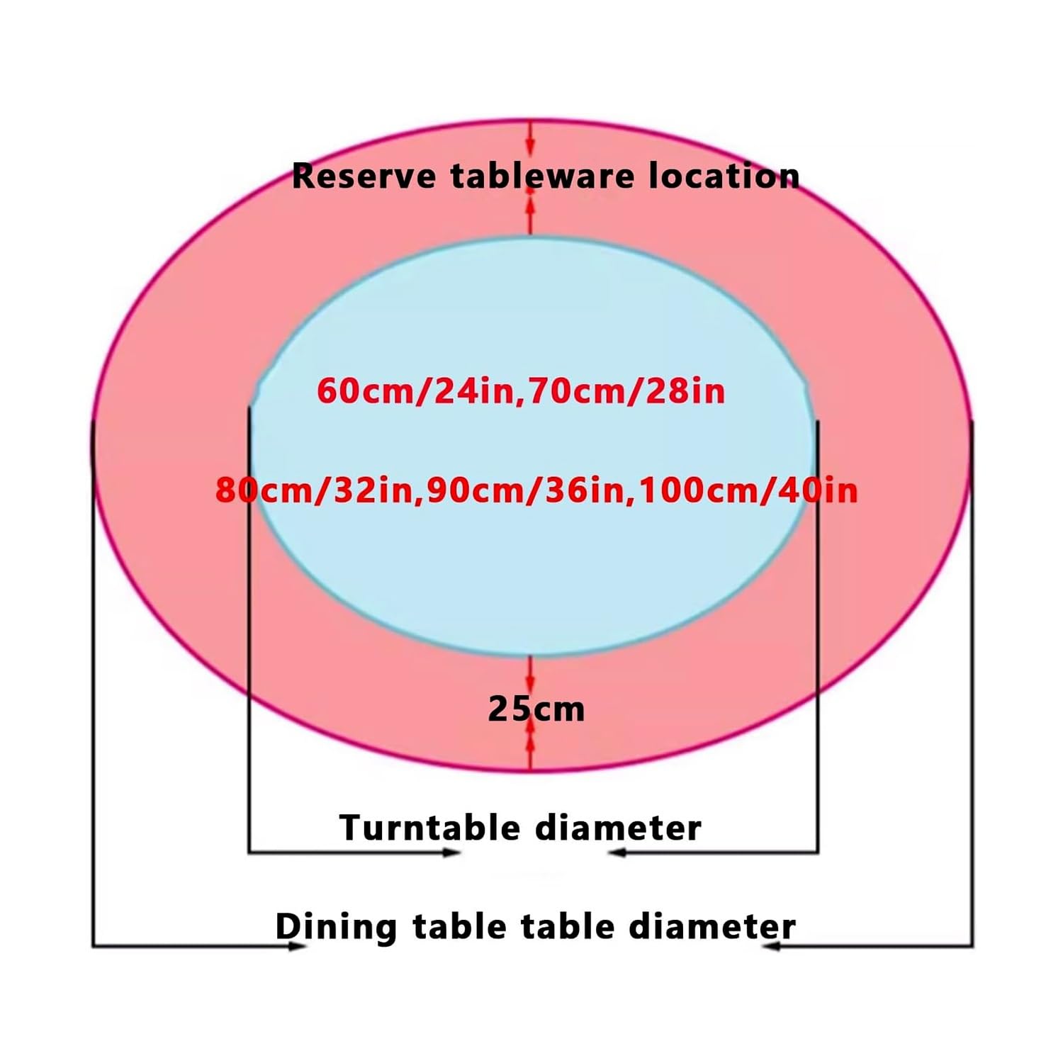 Plateau Tournant pour Table à Manger de Cuisine, Plateau Tournant Rond en Ardoise, Plateau Rotatif de Table, Épaisseur 12mm, Rotation Silencieuse, Facile à Nettoyer(Black and White,70cm/28)