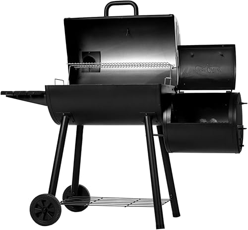 Miniatura 2 de Char-Griller Smokin' Pro - Parrilla de carbón para ahumar, color negro
