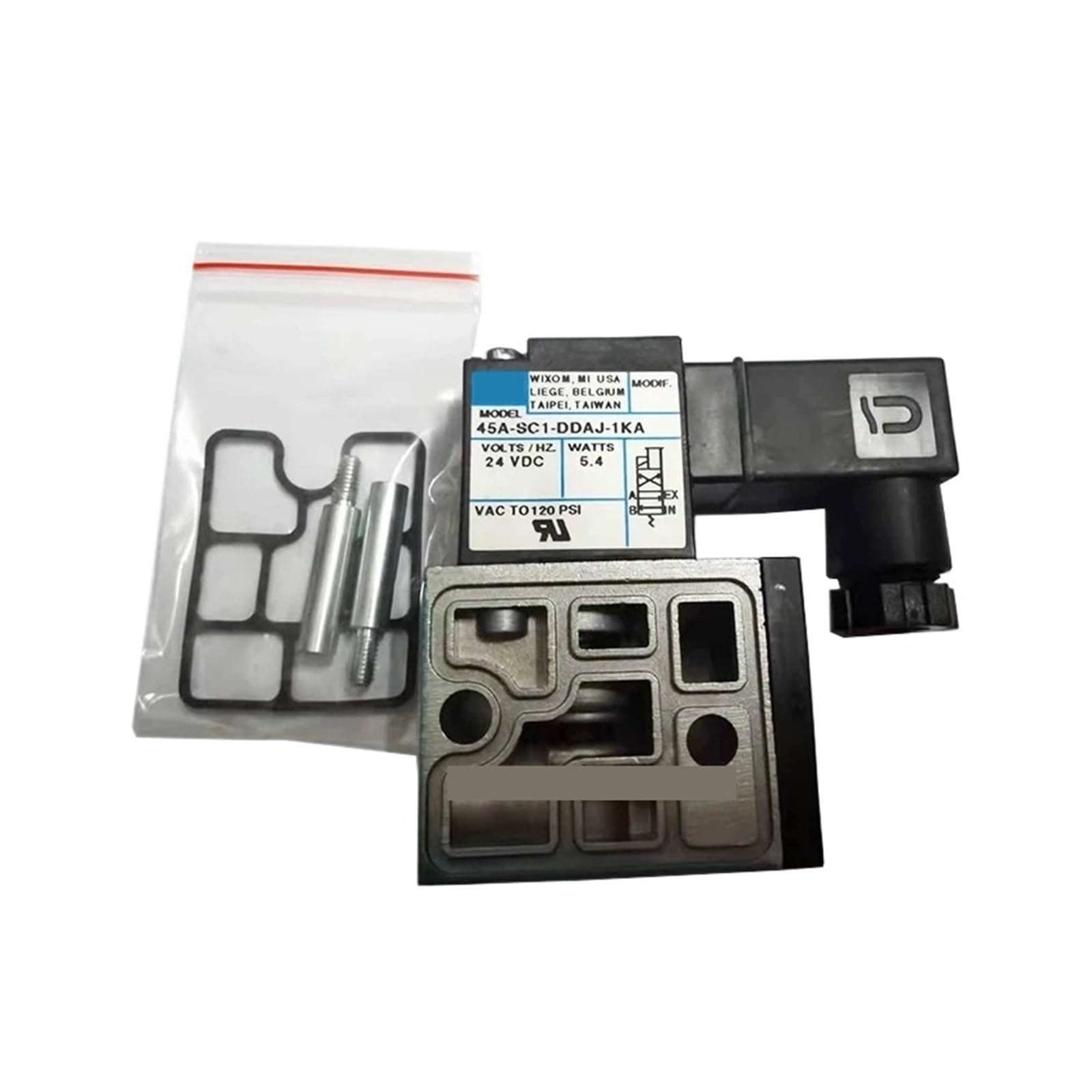 Électrovanne 45A-SC1-DDAJ-1KJ pour régulation de fluide industrielle