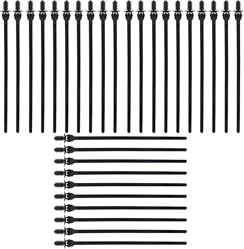 Miniatura 2 de GoaMotors 30 correas de nailon negro para montaje en automóvil, clips de cable de cierre de cremallera de 7.28 pulgadas para construcción doméstica,