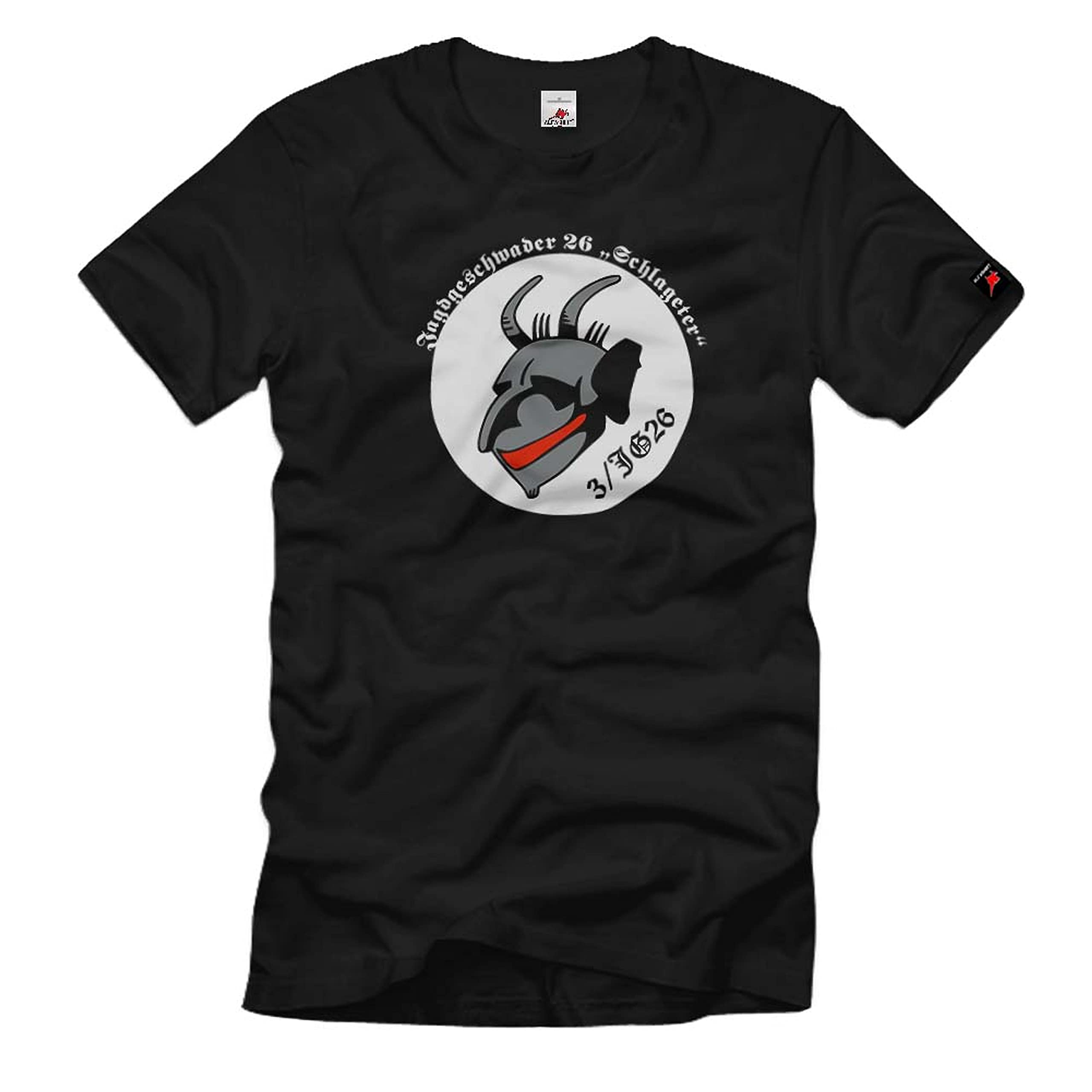 JG 26 1er saison de chasse blason WK 2 noir taille L confortable - 3