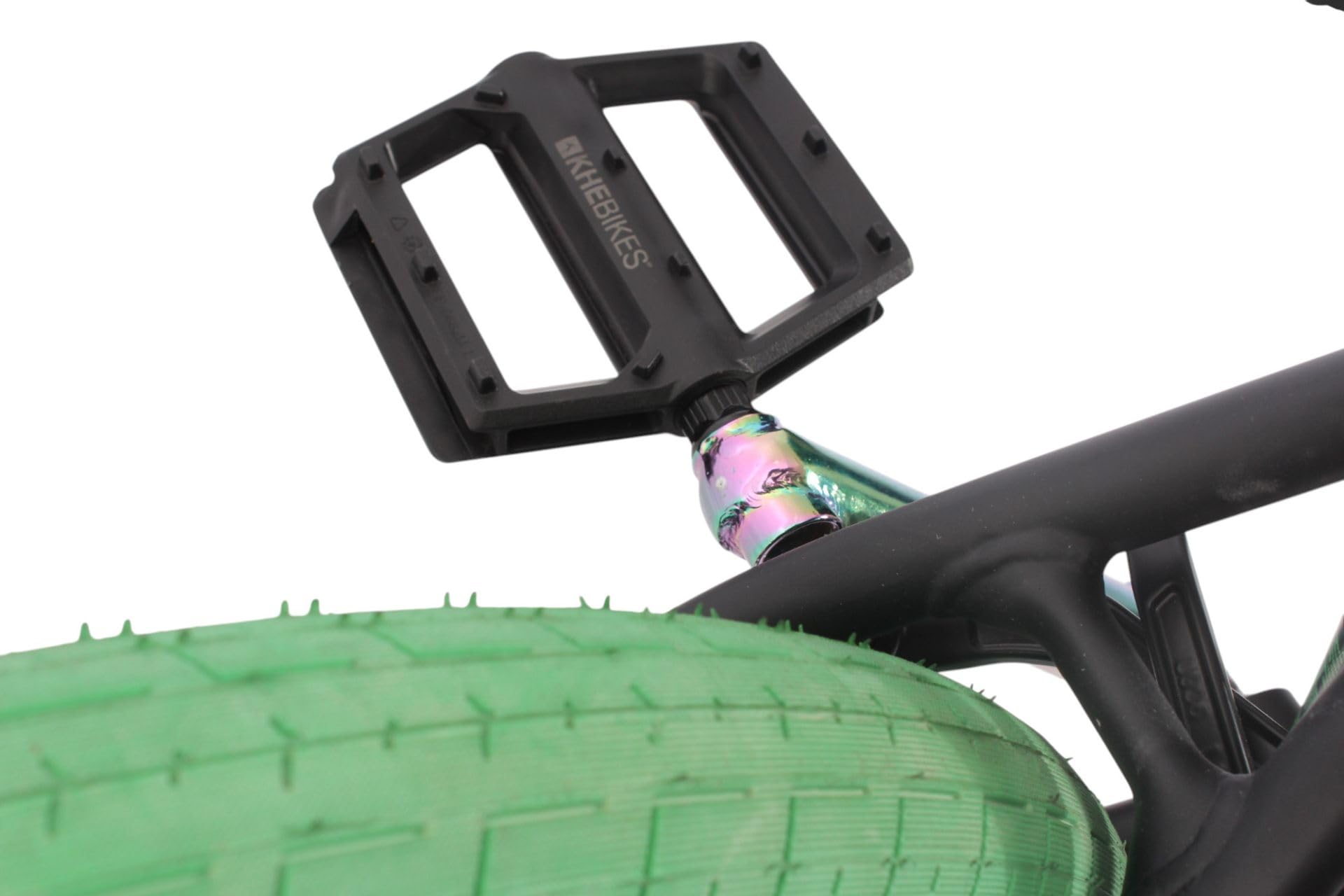 KHEbikes KHE Centrix BMX da 20 pollici – Parti Oil Slick – 10,6 kg – Rotore Affix – Manovella CrMo – Pneumatici da 2,4" – Bicicletta Freestyle per Street, Park, Pumptrack – Modello 2025 Qualità