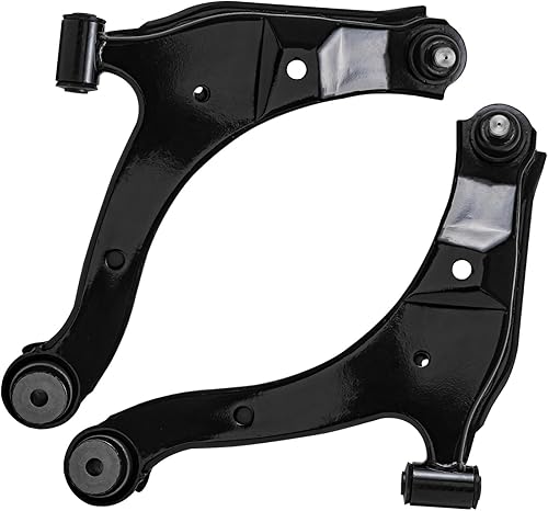 Miniatura 832 de Detroit Axle - Kit de brazos de control de extremo delantero RWD para Dodge Ram 03-06 2500 3500, 2 brazos de control superior con rótula 2 varillas