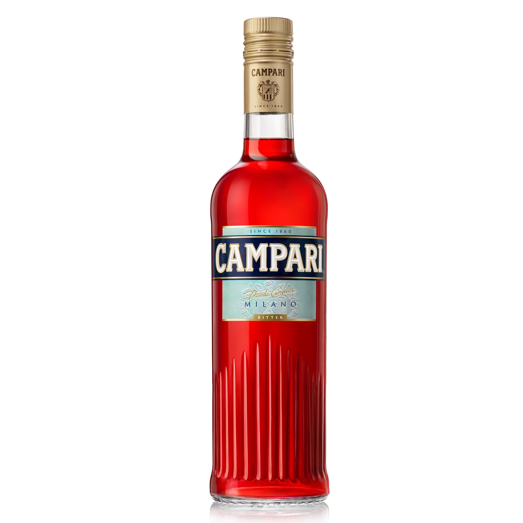 Campari Bitter Aperitif - Der italienische Aperitif und Cocktail Klassiker - Das Original für Negroni, Spritz & Soda Varianten - Mit 25 Vol.-% Alkohol - 0,7 L