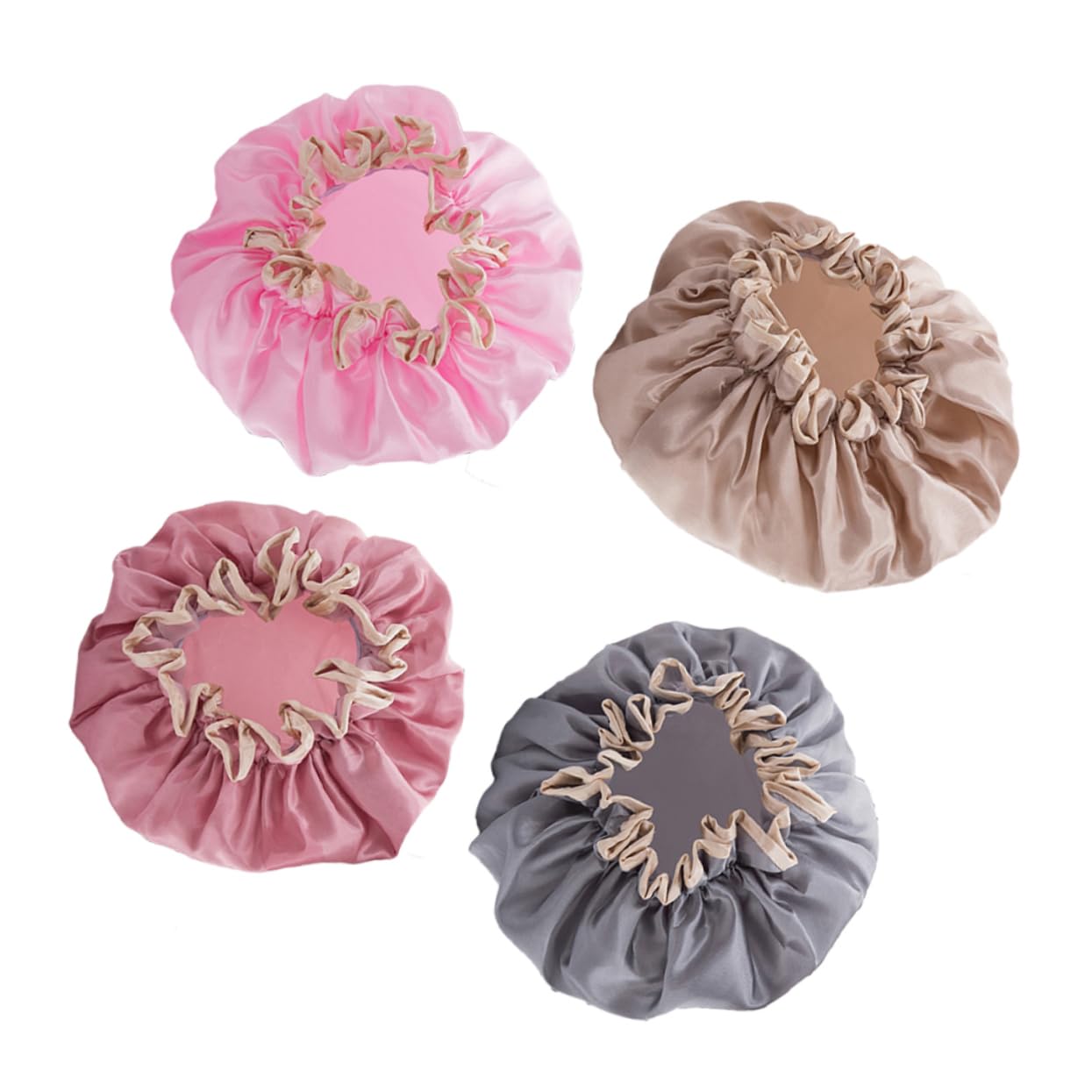 Ipetboom 3 Set di Cuffie da per Il Bagno Cuffie da Parrucchiere per Donne Isolamento Termico per Lo Styling dei 4 Pezzi * 3