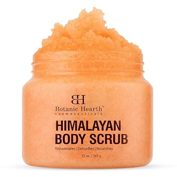 Botanic Hearth Himalayan Salt Body Scrub With Lychee Oil - 12 Oz