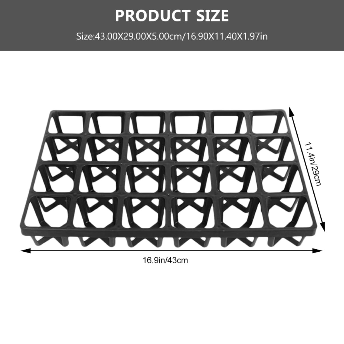Toddmomy 5 Pièces Support de Germination pour Pots de Plantes Racks de Stockage Durable pour Jardinage et Cultures Légumières
