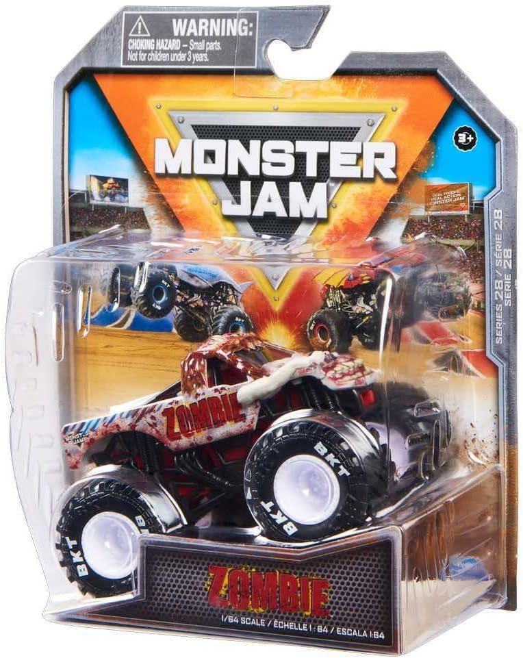 Monster Jam 2023 Spin Master 1:64 Diecast Truck Series 28 Arena Favorites Zombie