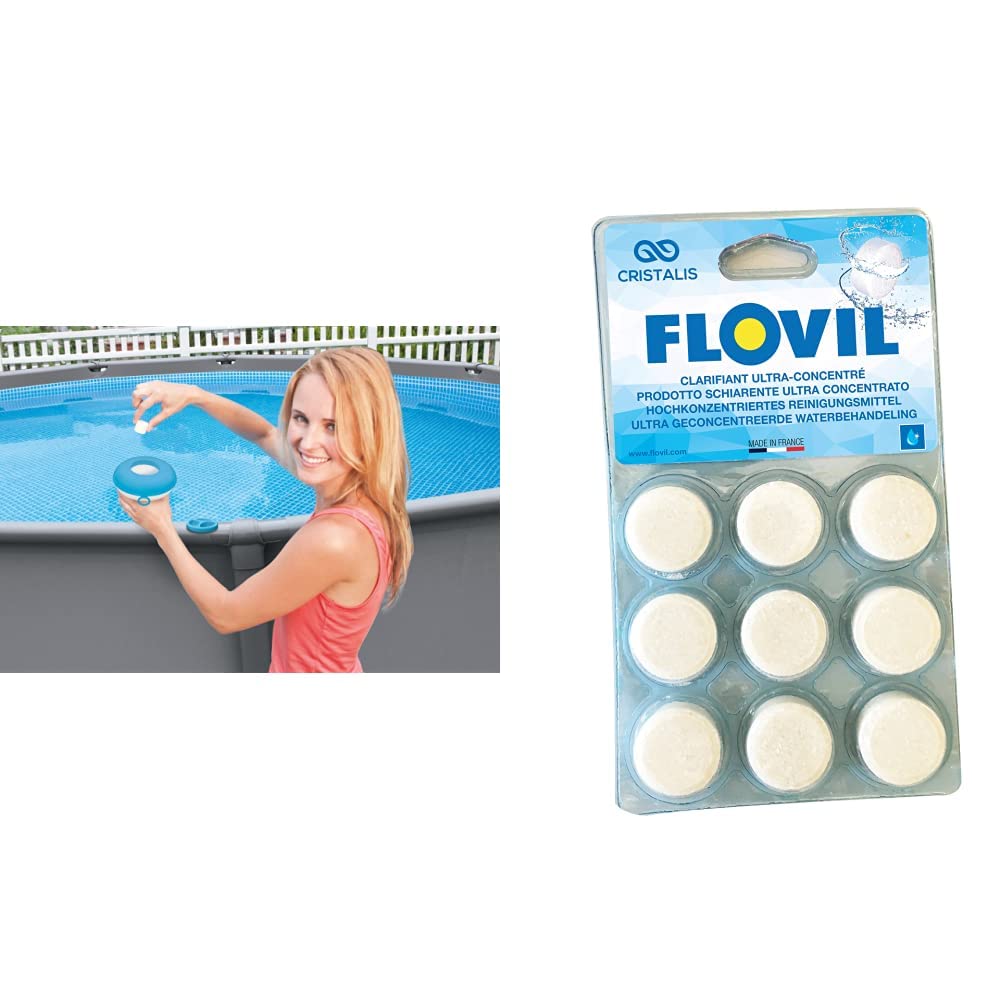 Flovil Clarifiant Piscine Ultra-concentré - Lot De 5 - Traitement Eau Cristalline